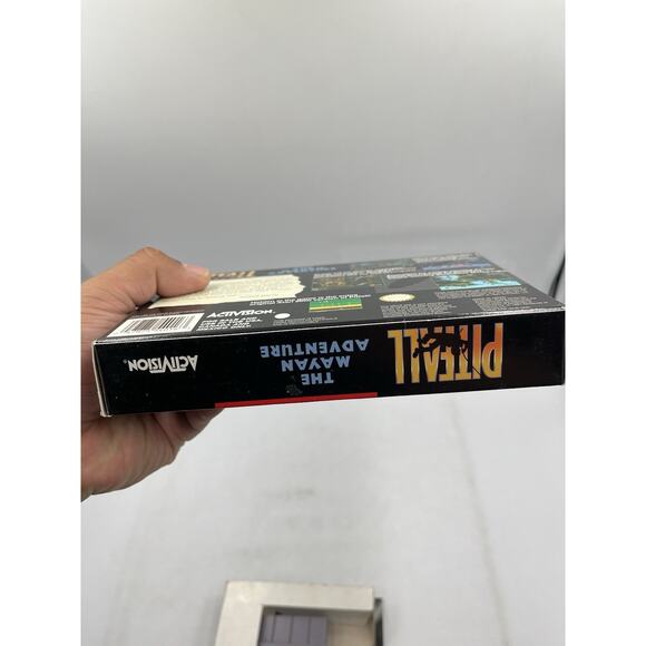 Pitfall: The Mayan Adventure (Super Nintendo SNES) CIB Complete In Box + Poster - Picture 15 of 16